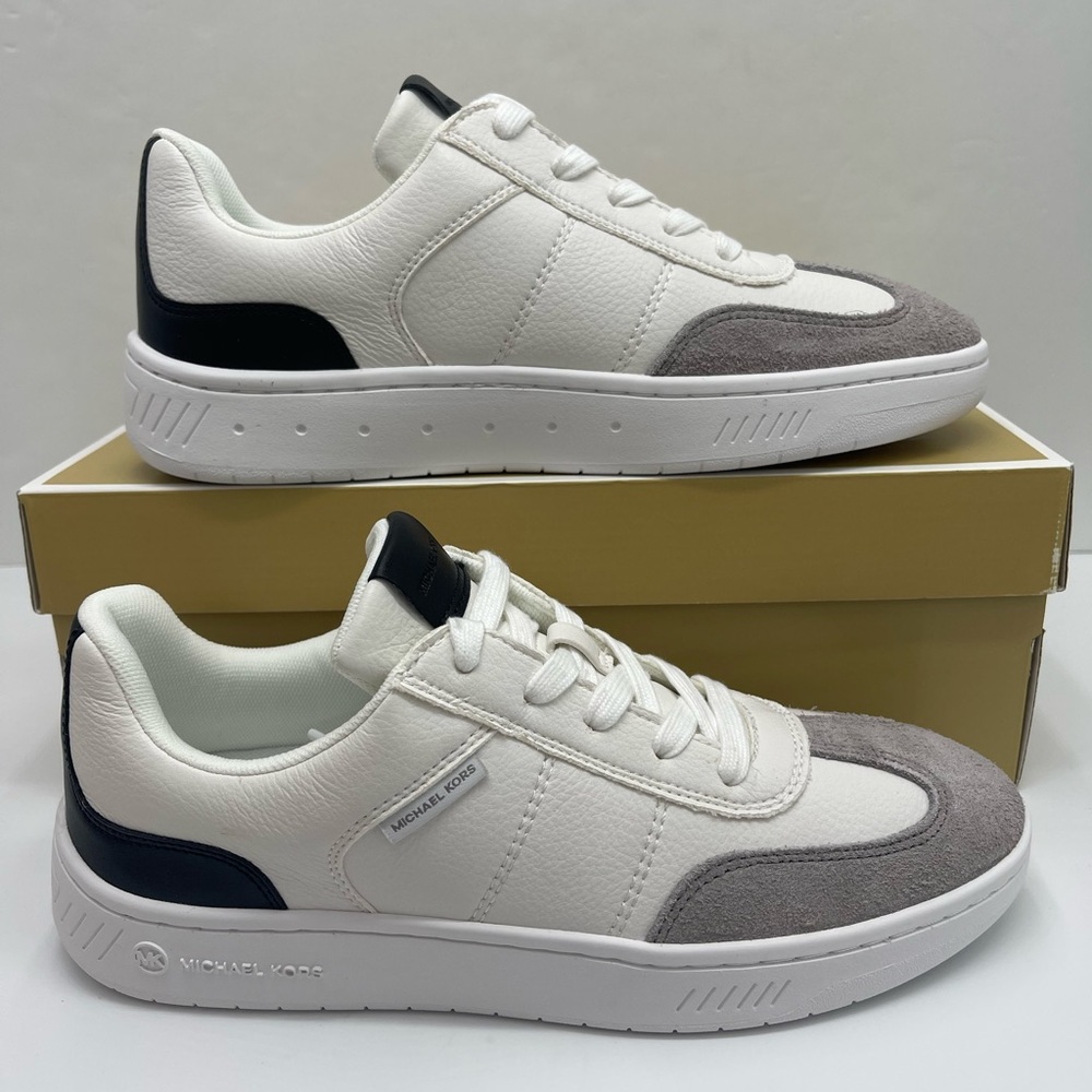MICHAEL KORS  KAI LACE UP
FAUX LEATHER Mixed-Media Sneaker 49R5KAFS1L